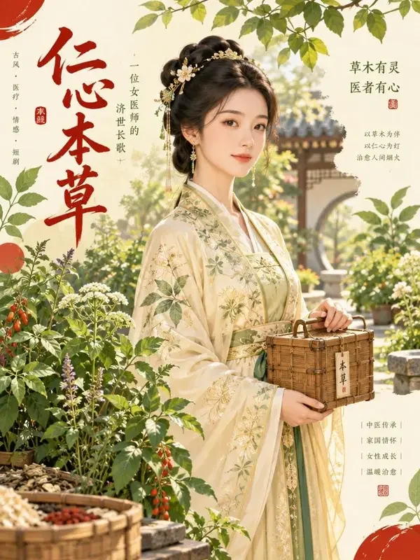 药香娘子有点甜 编辑精选短剧封面 - 黄果魔改短剧片